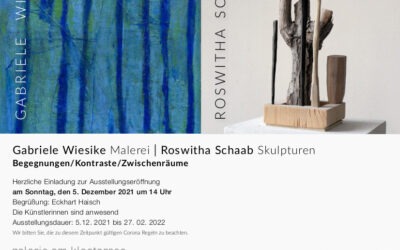 Ausstellung Gabriele Wiesike und Roswitha Schaab